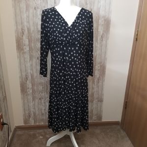 Lauren Ralph Lauren Size 16 Printed Dress